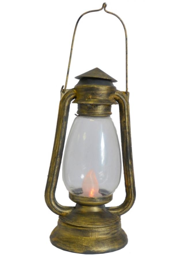 Lanterne lampe à huile lumineuse LED 25 cm