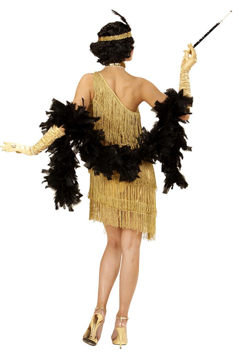 Robe Charleston frangée or taille XL