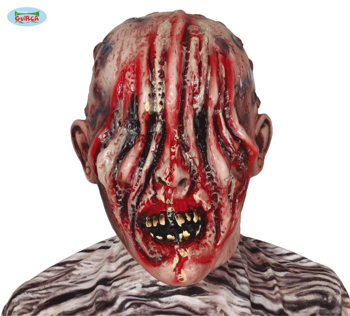 Masque de zombie sans yeux en latex
