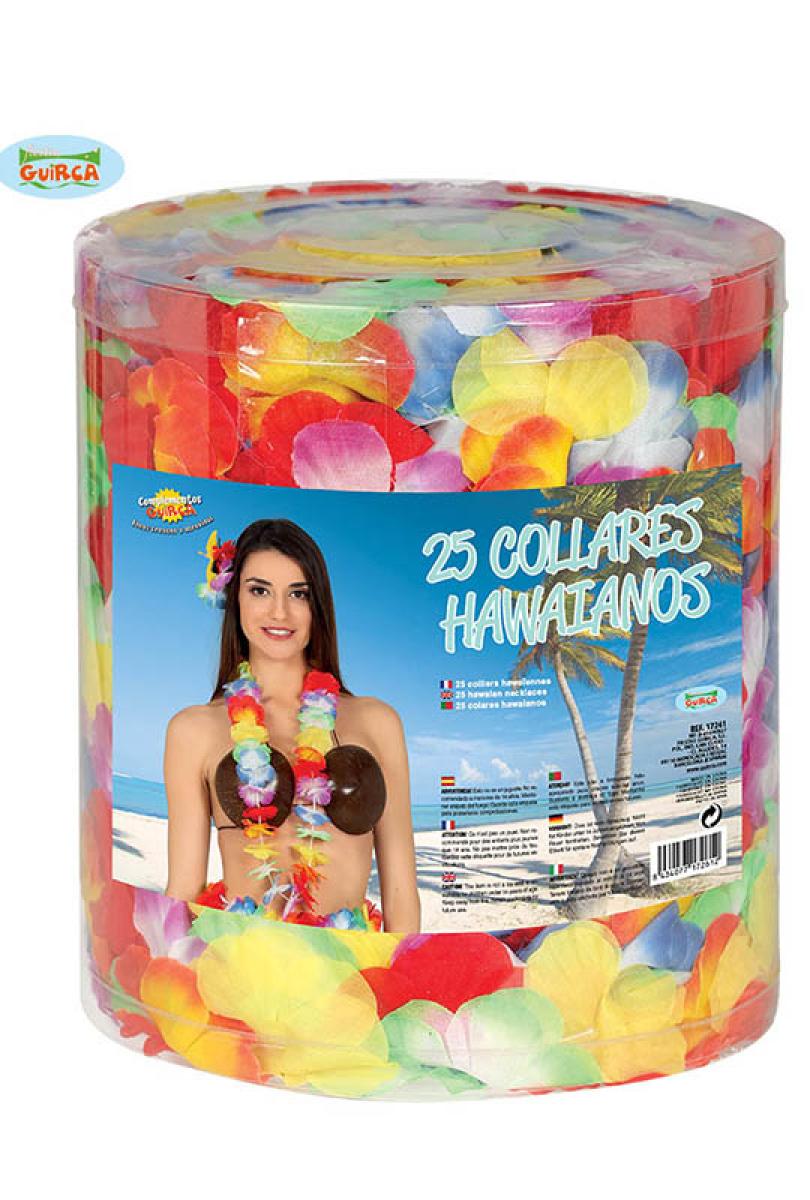 Boite de 25 colliers hawai