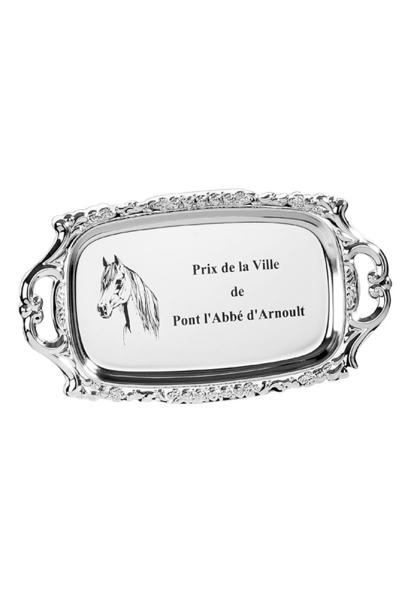 Trophée assiette plateau gravé personnalisé