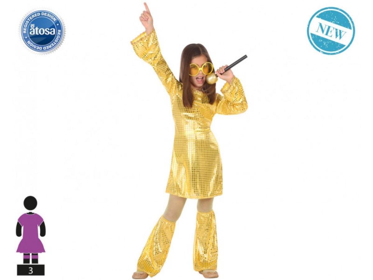 Robe disco or 10/12 ans