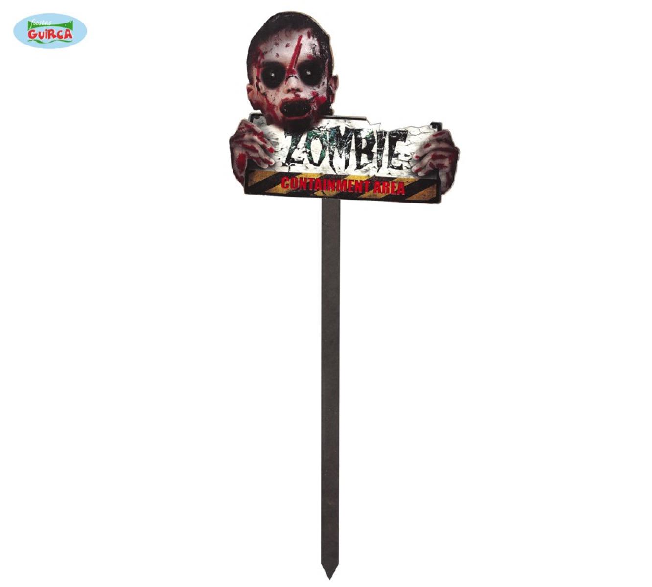 Panneau couleur zombie yeux lumineux