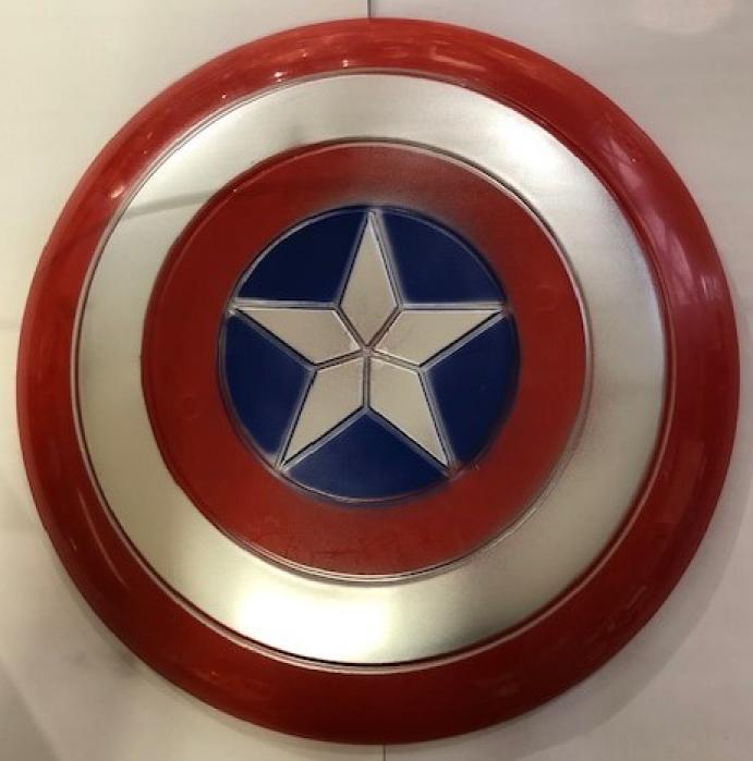 Bouclier plastique capitaine Amérique 31cm