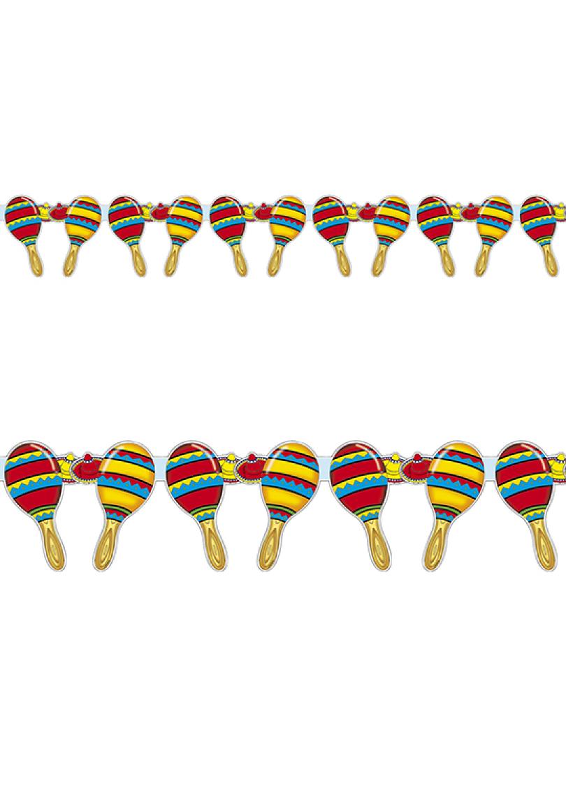 Guirlande maracas 3 mètres