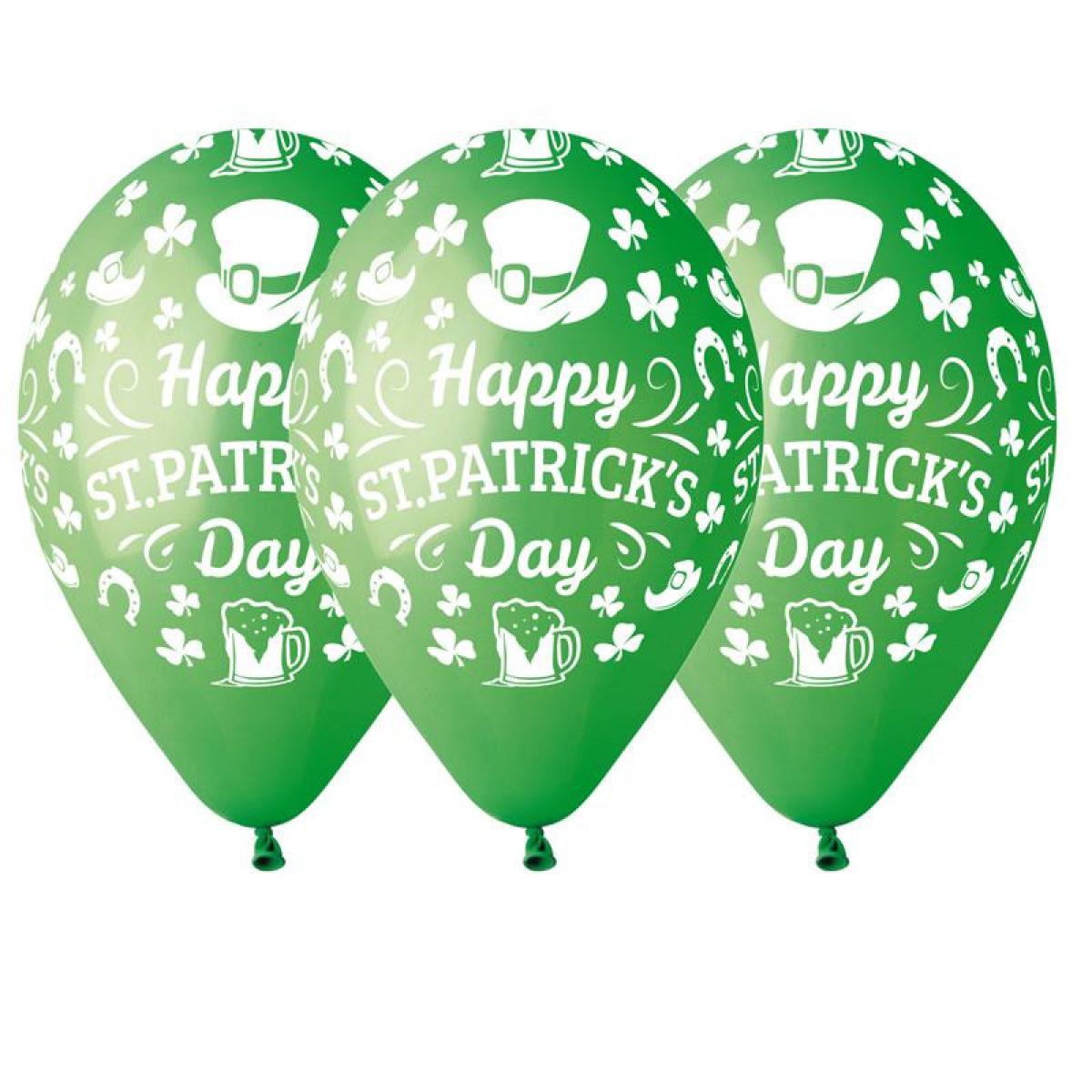Sachet de 10 ballons Happy St Patrick