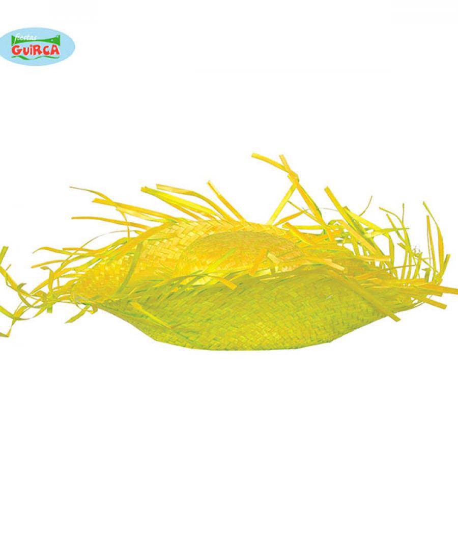 Chapeau hawai jaune