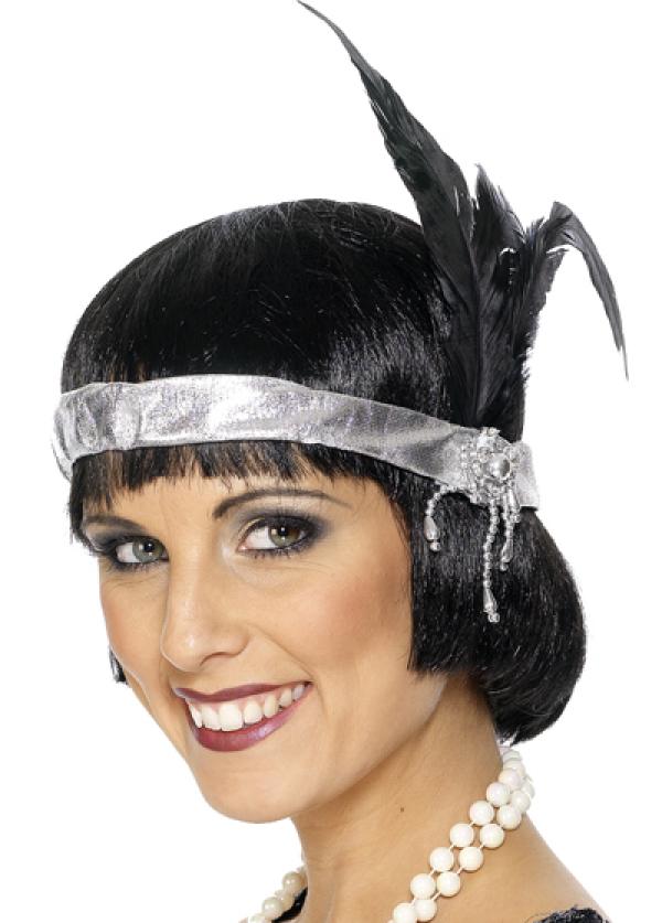 Bandeau charleston argent