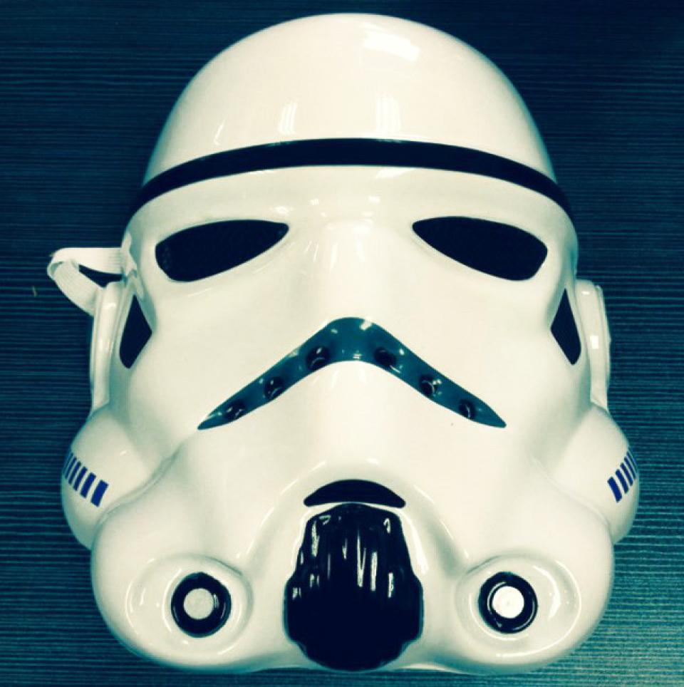 Masque clone trooper PVC semi rigide