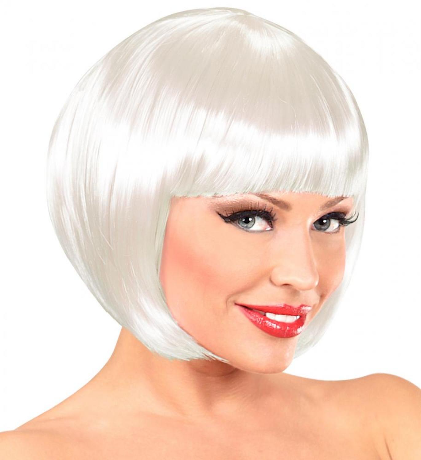 Perruque cabaret couleur blanche