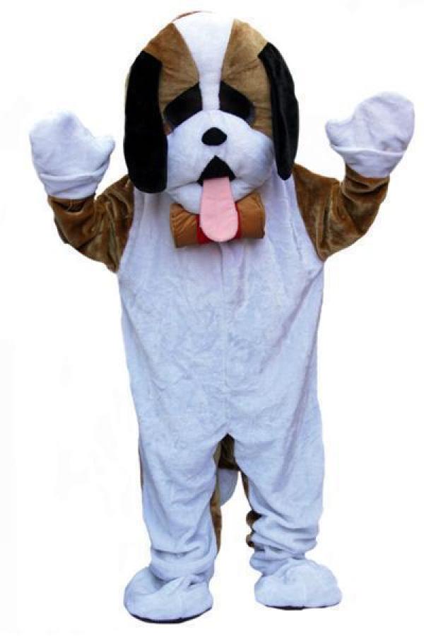 Mascotte Big Chien Saint Bernard