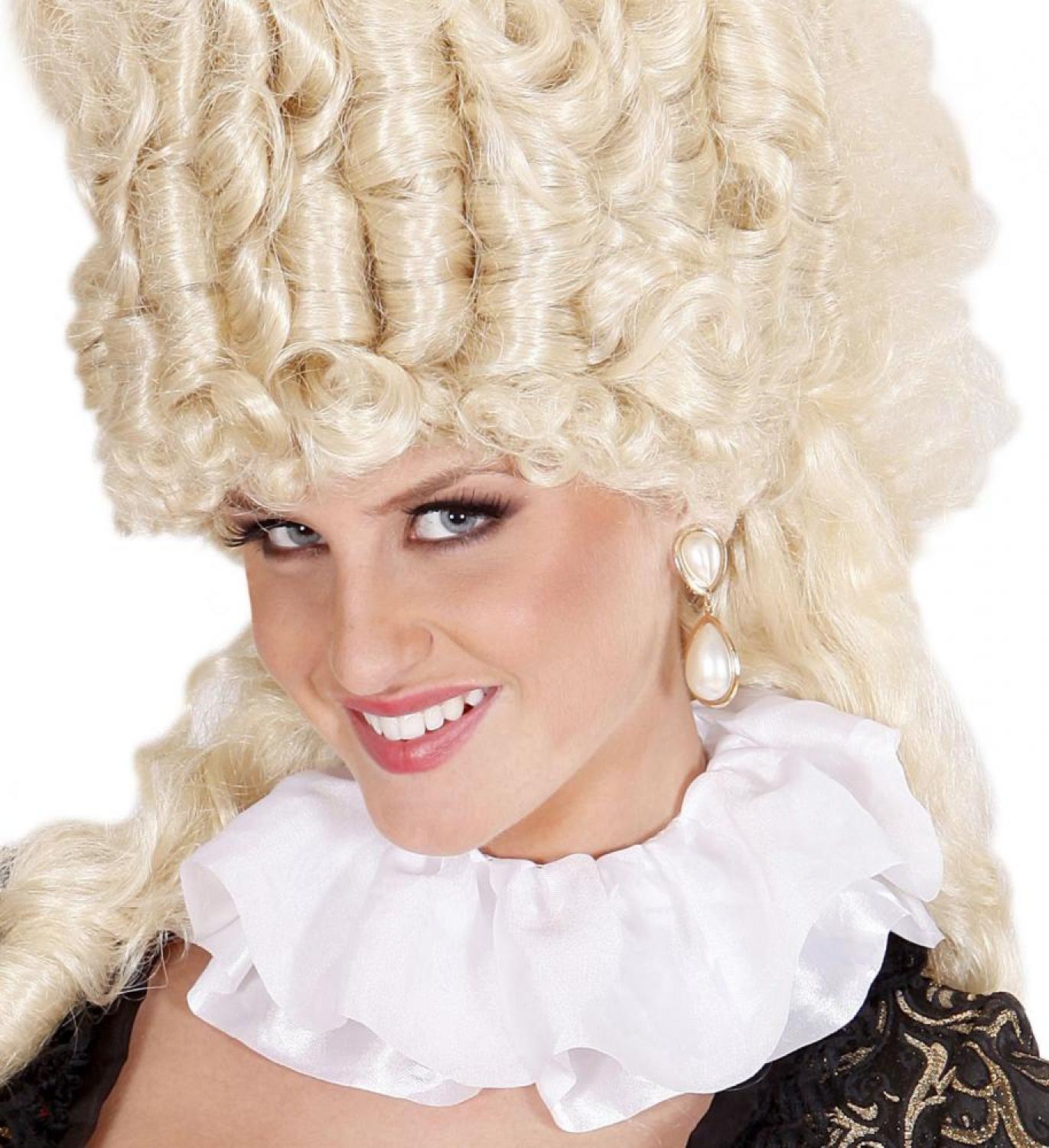 Col satin blanc