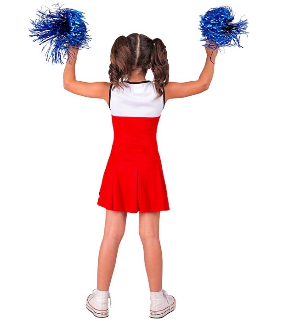 Cheerleader fille rouge taille 4/5 ans