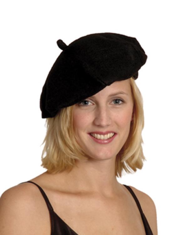 Beret basque noir adulte