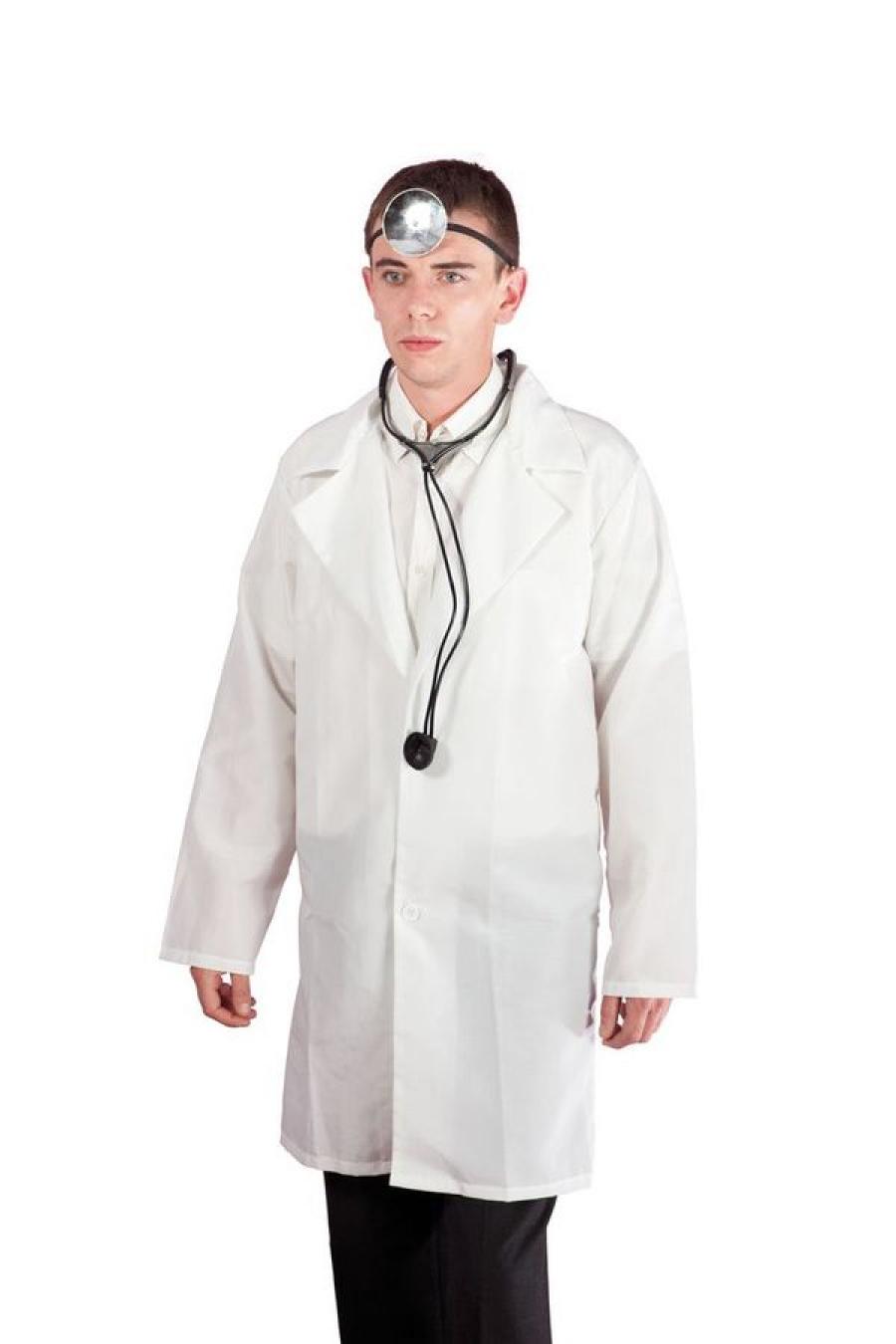 Blouse blanche de docteur taille L/XL