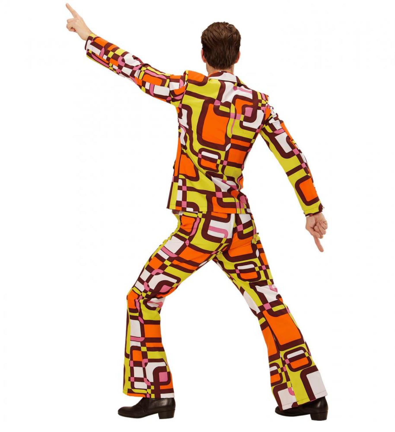 Costume des années 70 Groovy disco Retro taille M