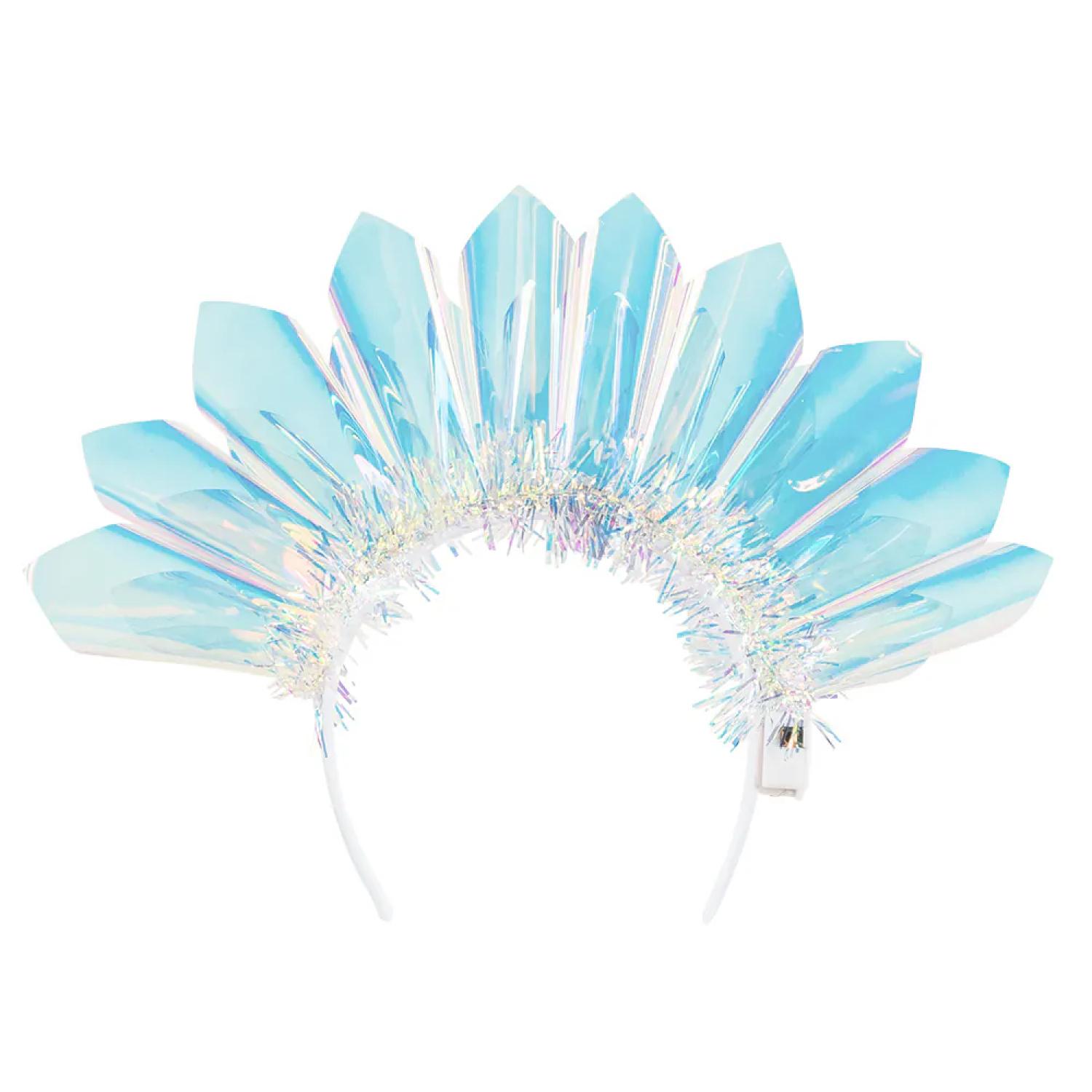 Diadème halo bleu lumineux