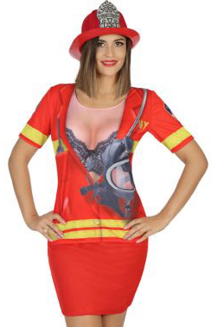Tee shirt Pompier femme M/L