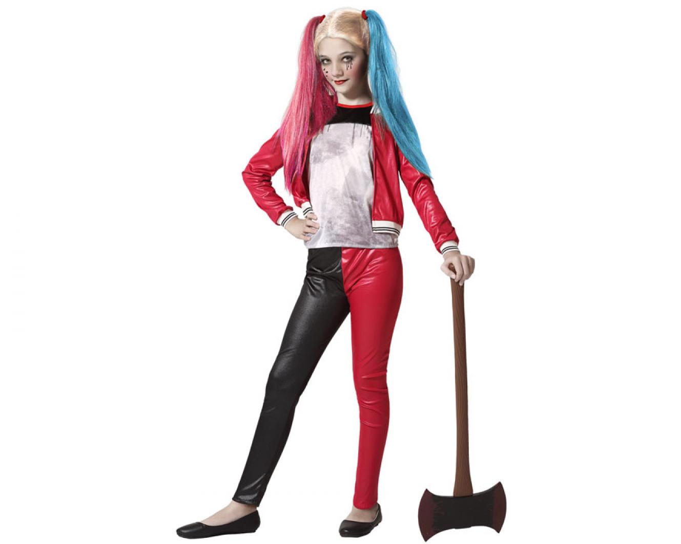 Harley Quinn rouge enfant taille 5/6 ans