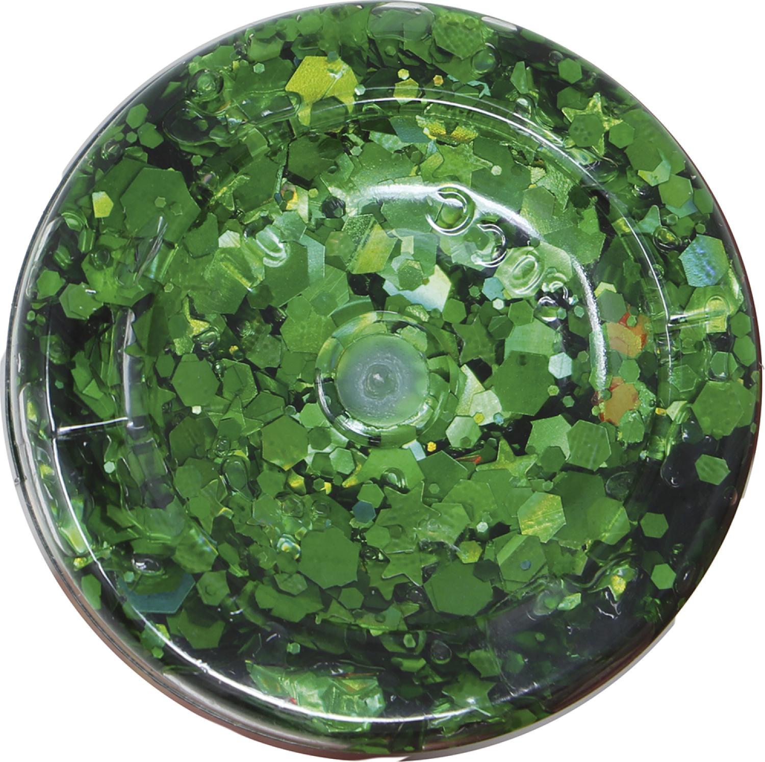 Pot gel grosse paillette vert 20gr