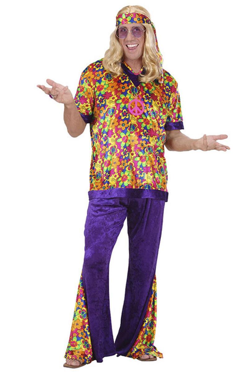 Hippie homme à fleurs taille L