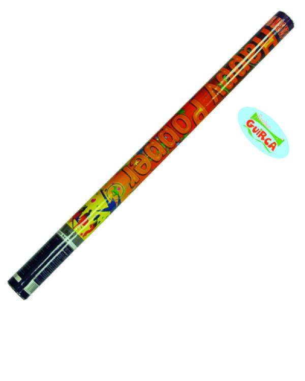 Canon à confettis et serpentins multicolore 80 cm
