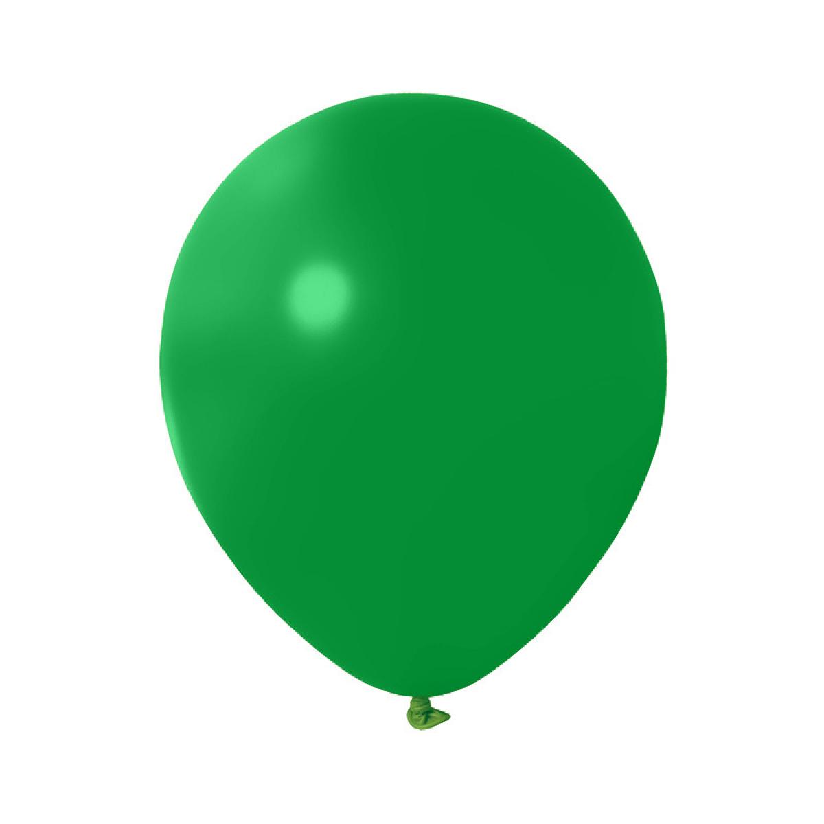 50 ballons latex 25cm vert fabriqués en France