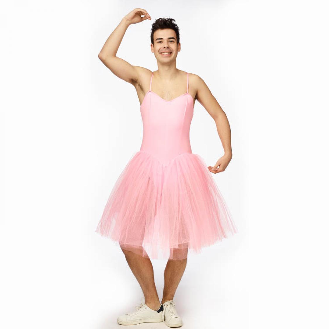 Danseuse homme rose taille M/L