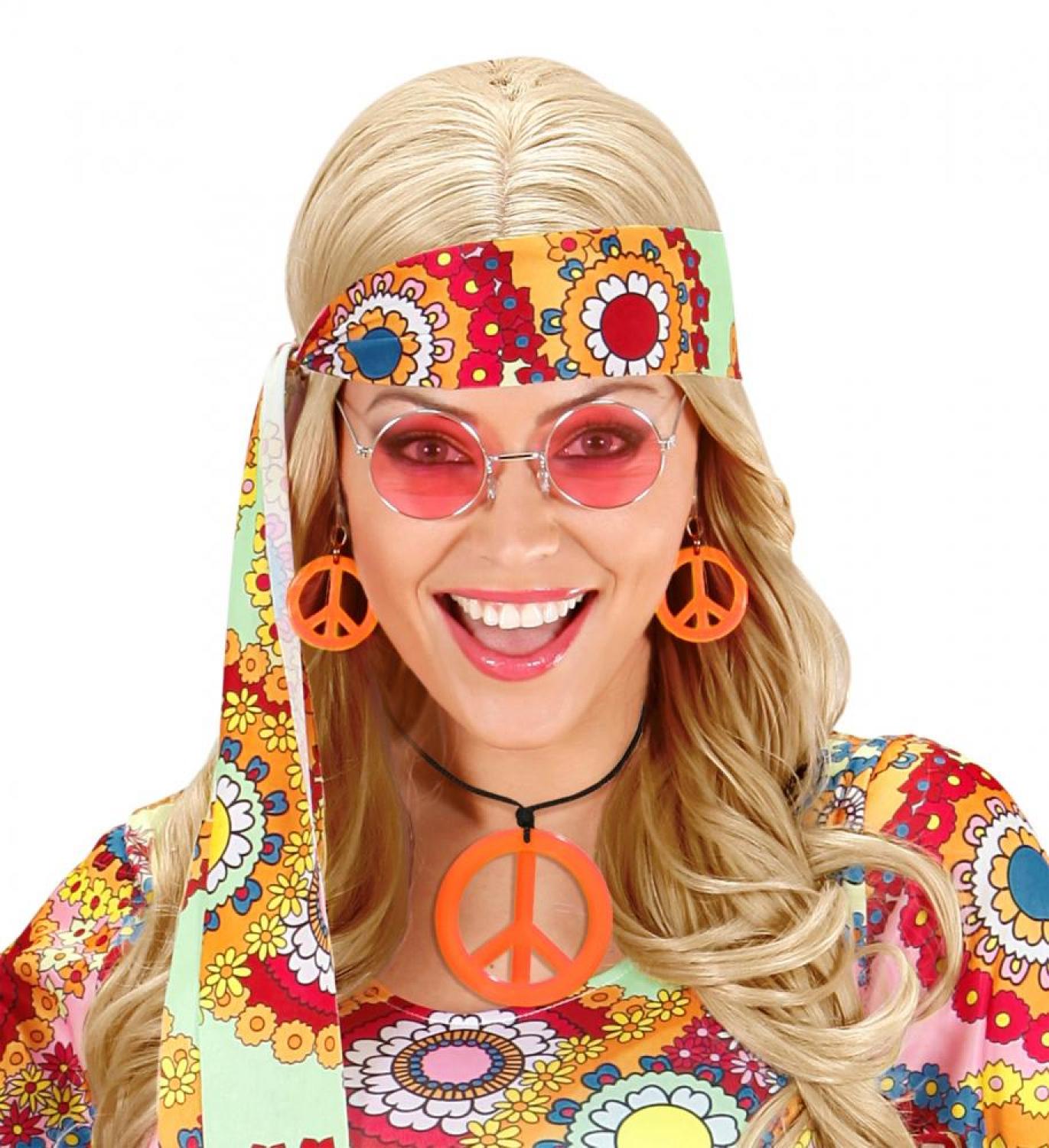 Set hippie fluo orange