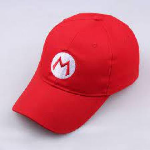 Casquette Mario type baseball brodée