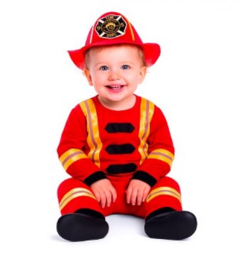 Bébé pompier taille 1/2 ans