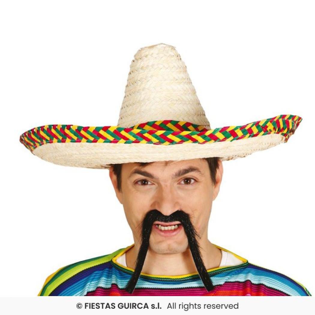 Sombrero mexicain naturel 50/55 cm