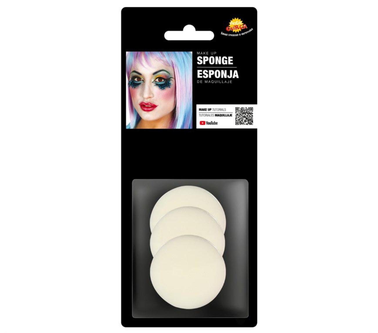 3 éponges de maquillage synthétiques