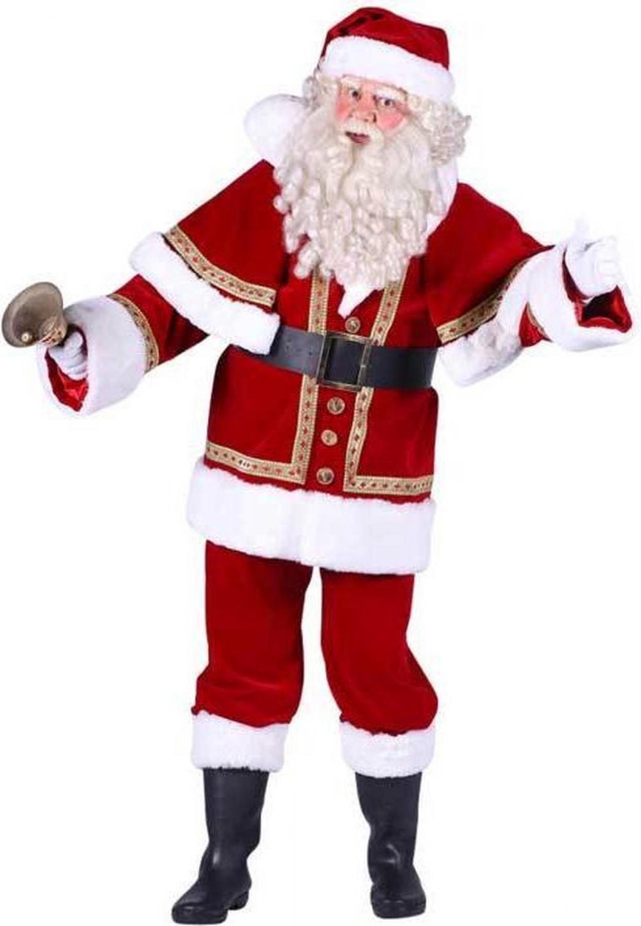 Père Noël avec cape velours taille L qualité professionnelle