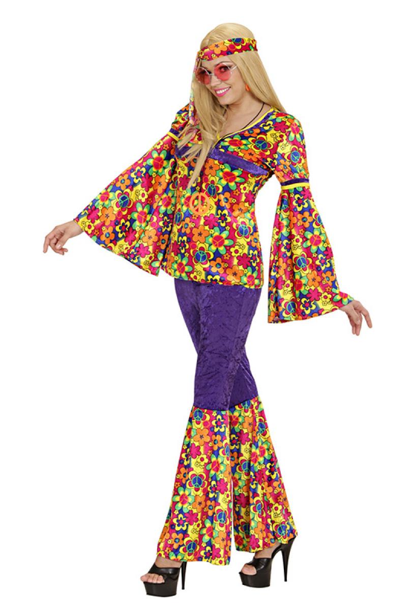 Hippie femme à fleurs taille M