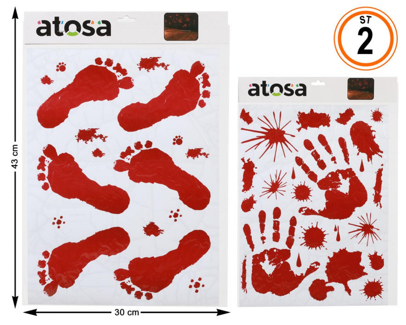 Décorations à coller pieds ou mains