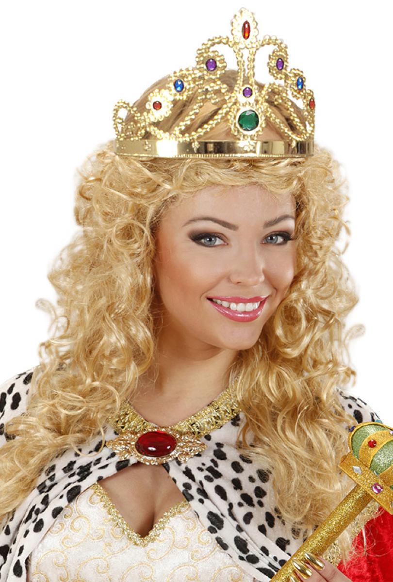 Couronne de reine dorée