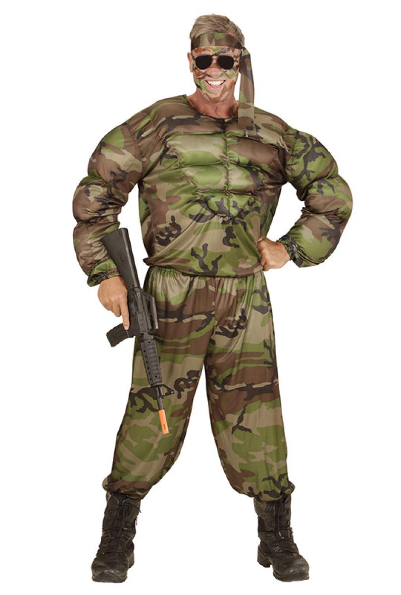 Militaire soldat Musclé taille M