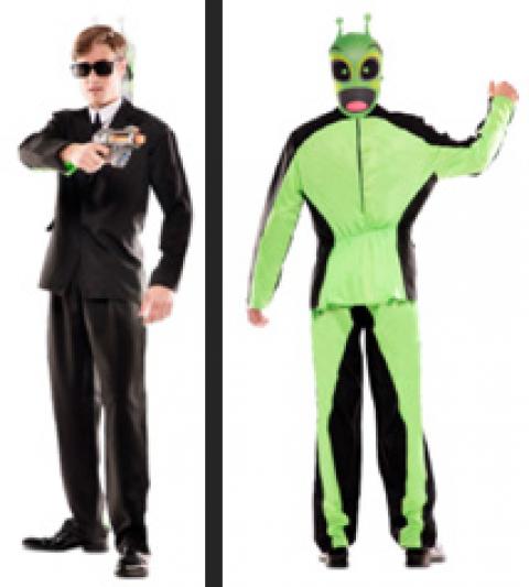 Agent MIB et extraterrestre recto/verso M/L