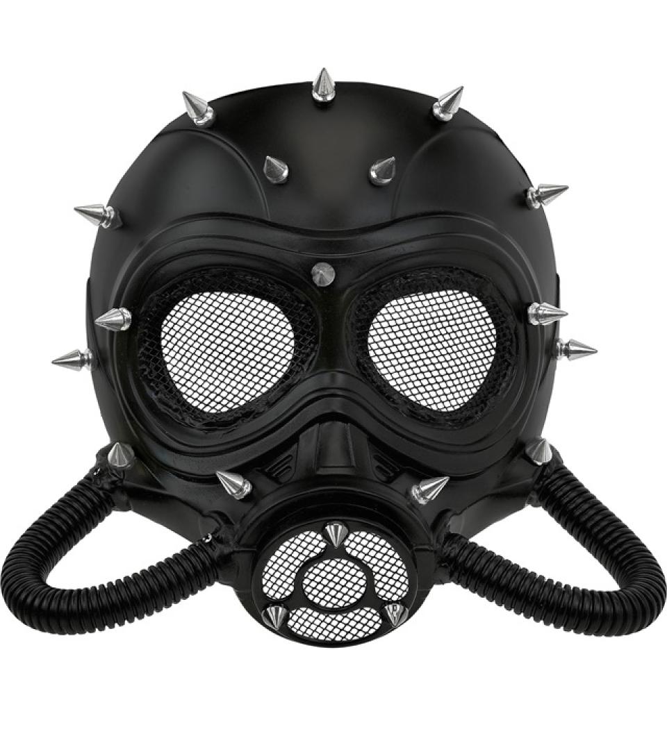 Masque à gaz steampunk noir