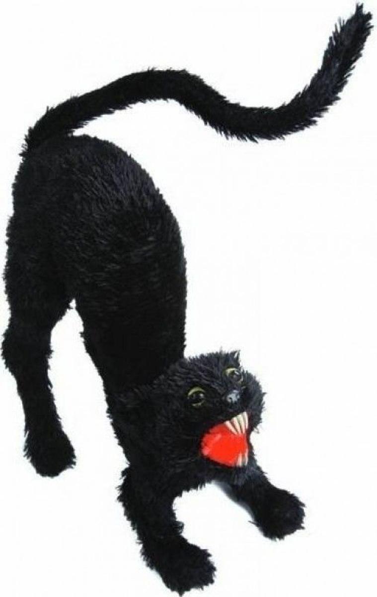 Chat peluché effrayant 60 cm