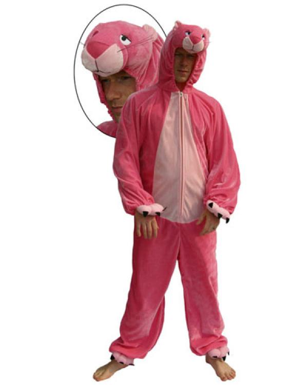 Panthere rose à capuche taille XL