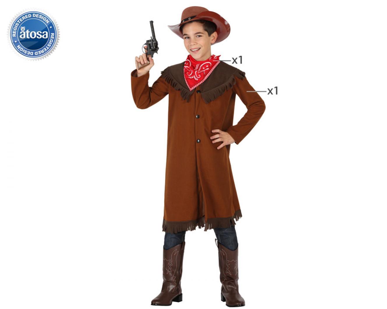 Veste longue cowboy taille 3/4 ans