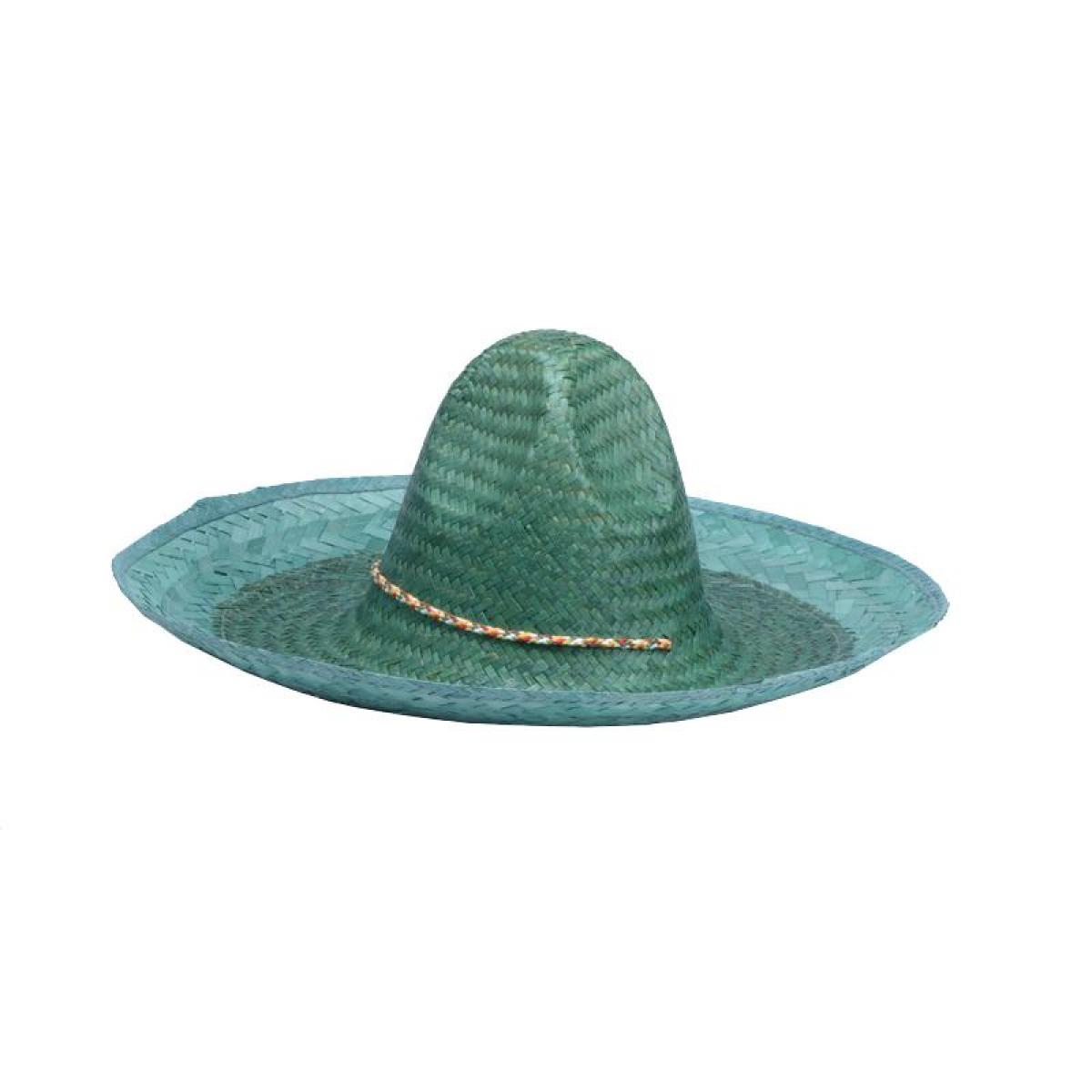 Sombrero mexicain adulte vert
