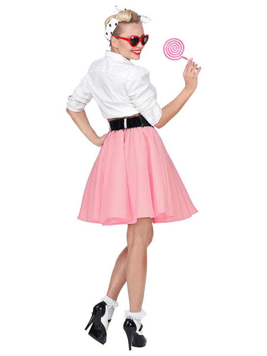 Jupe rock années 50 rose taille M/L