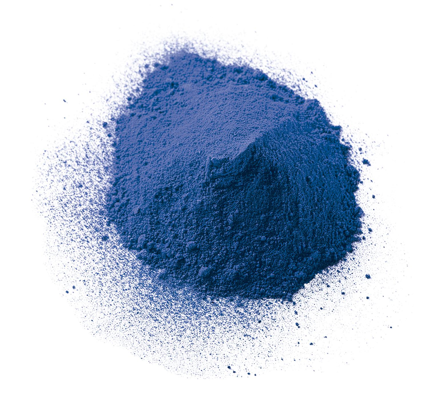 Canon à poudre bleu