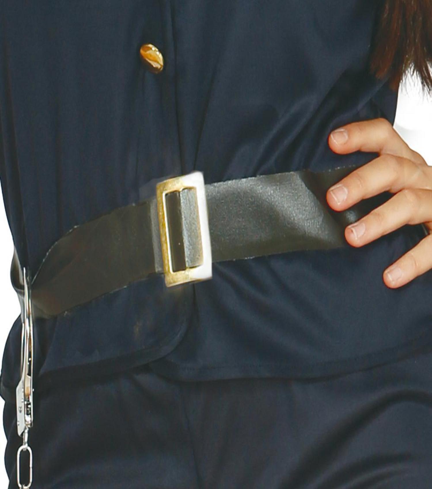 Tenue de policière short et chemise taille L