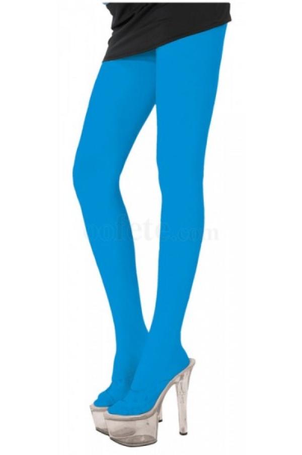 Collants bleu turquoise adulte