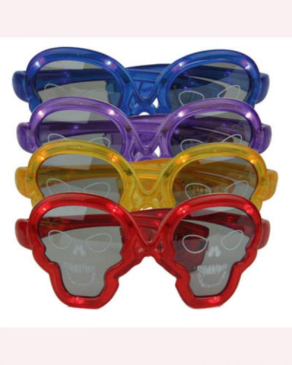 Lunettes skull lumineuses 