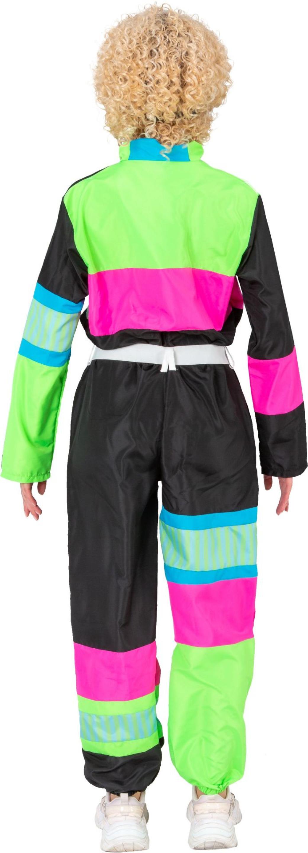 Combinaison de ski fluo années 80 taille XXL